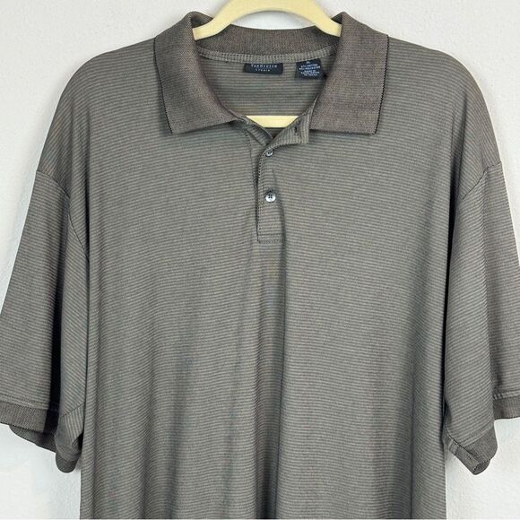 Van Heusen Brown Polo Shirt XL - Picture 2 of 7